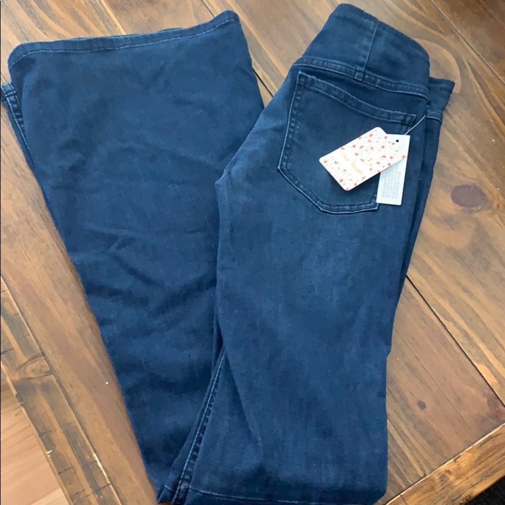 NWT Free People Pull in Wide  Leg Jeans - Picture 2 of 7